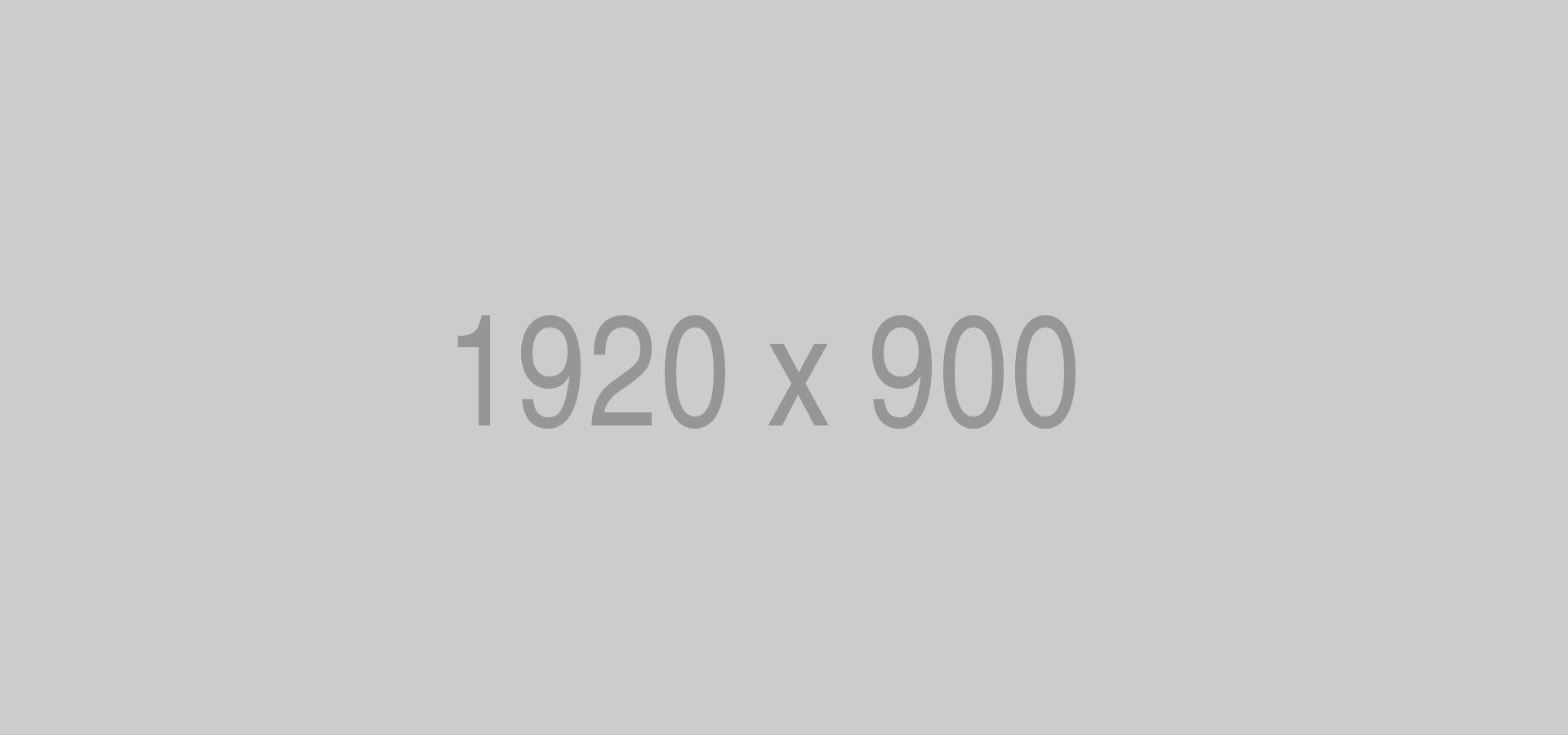Gray placeholder banner showing 1920 x 900