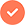 Red circle icon with white checkmark
